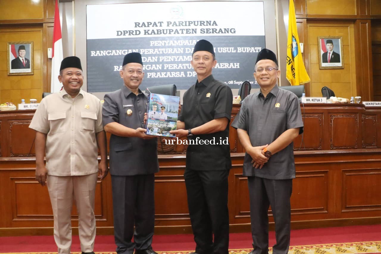 Wabup Serang Najib Hamas Sampaikan Raperda RPJMD Usul Bupati